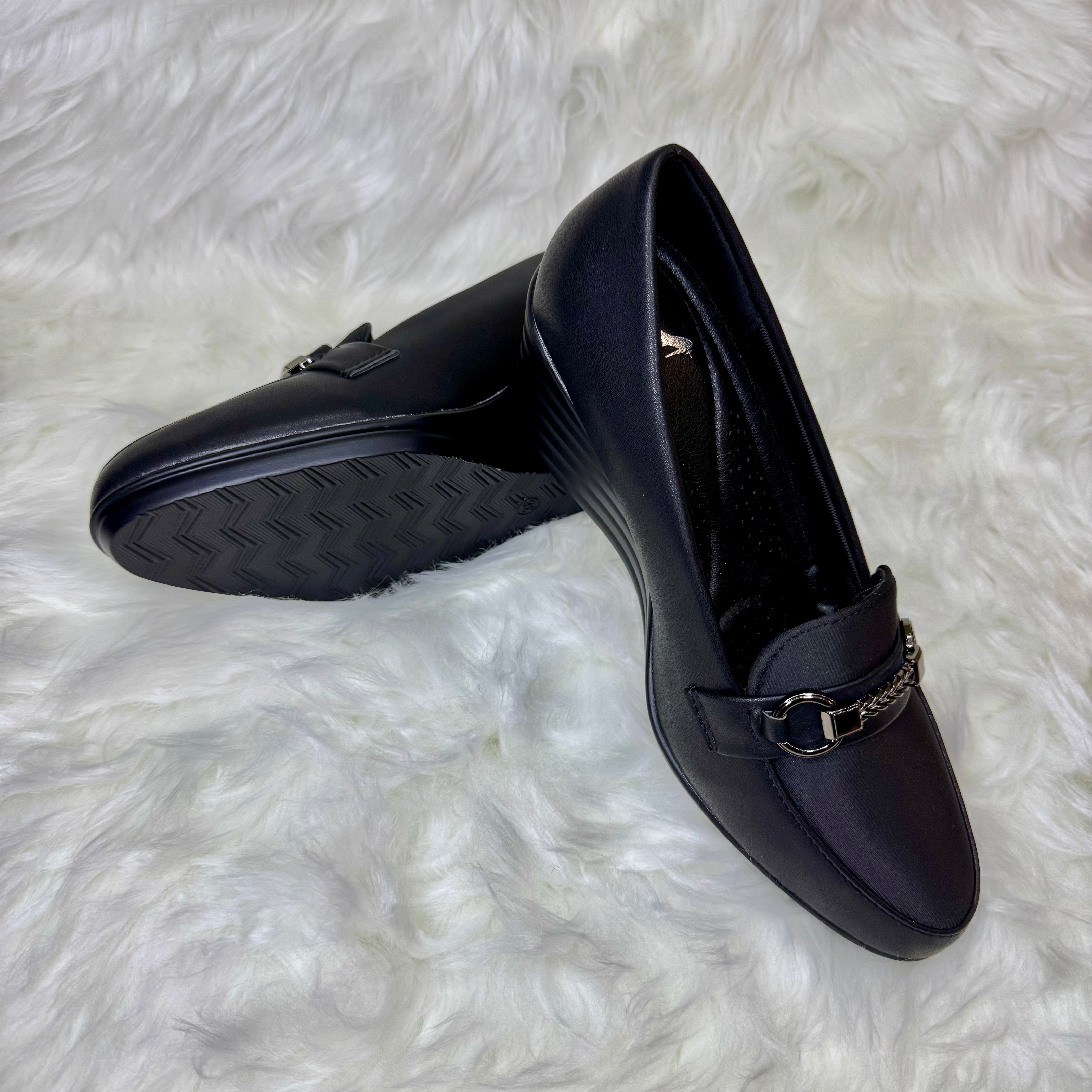 Premium Matte Black Formal Loafers