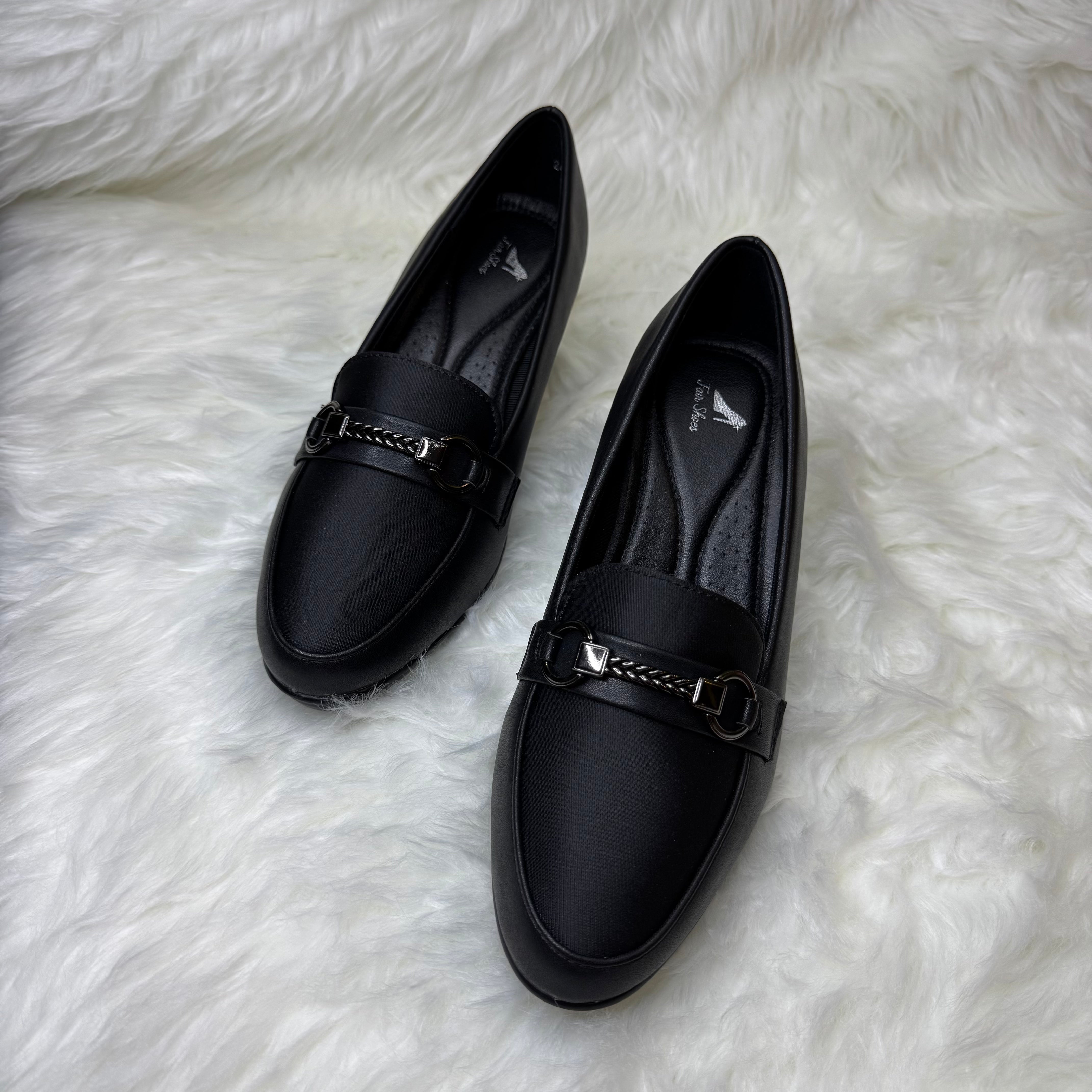 Premium Matte Black Formal Loafers