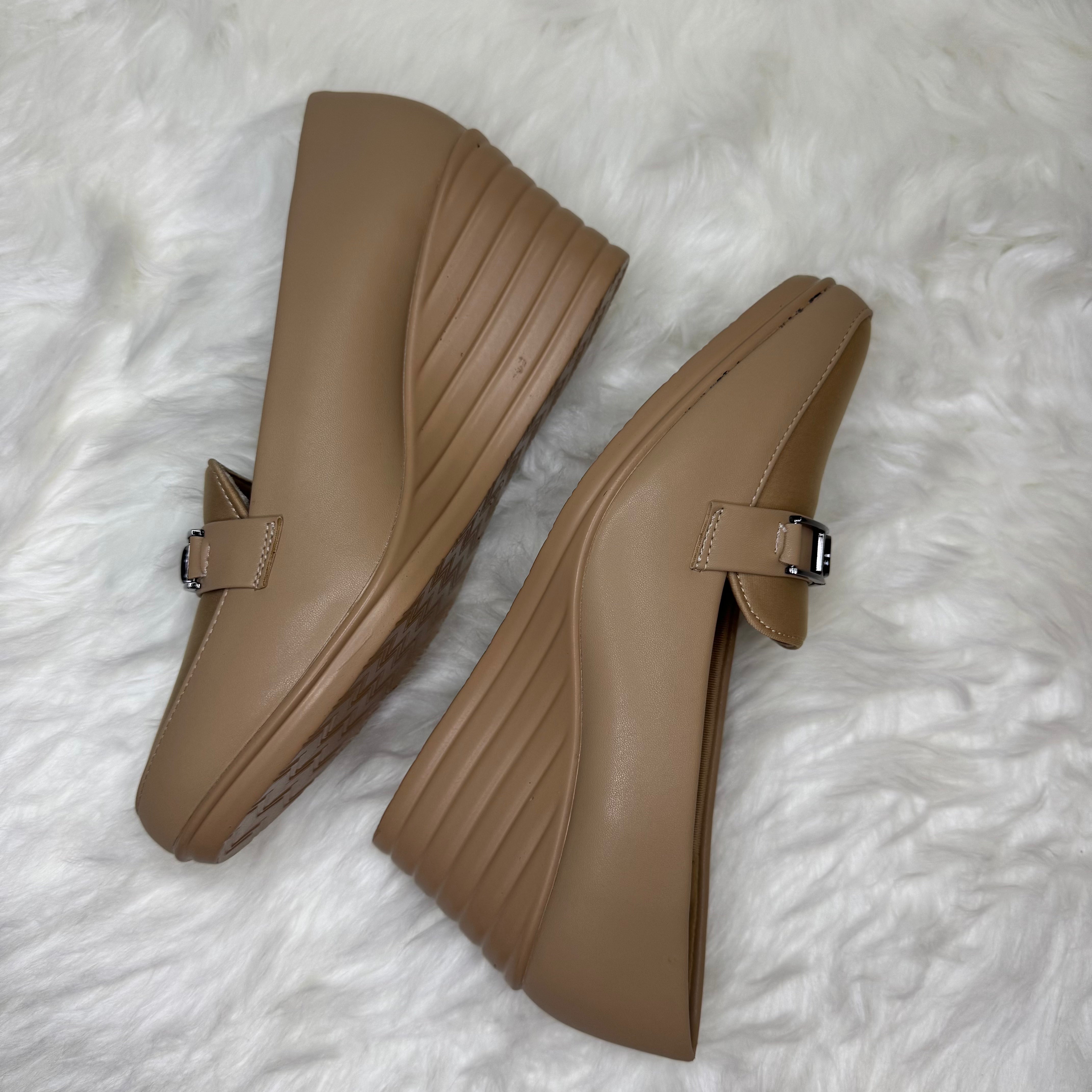 Premium Beige Classic Loafers