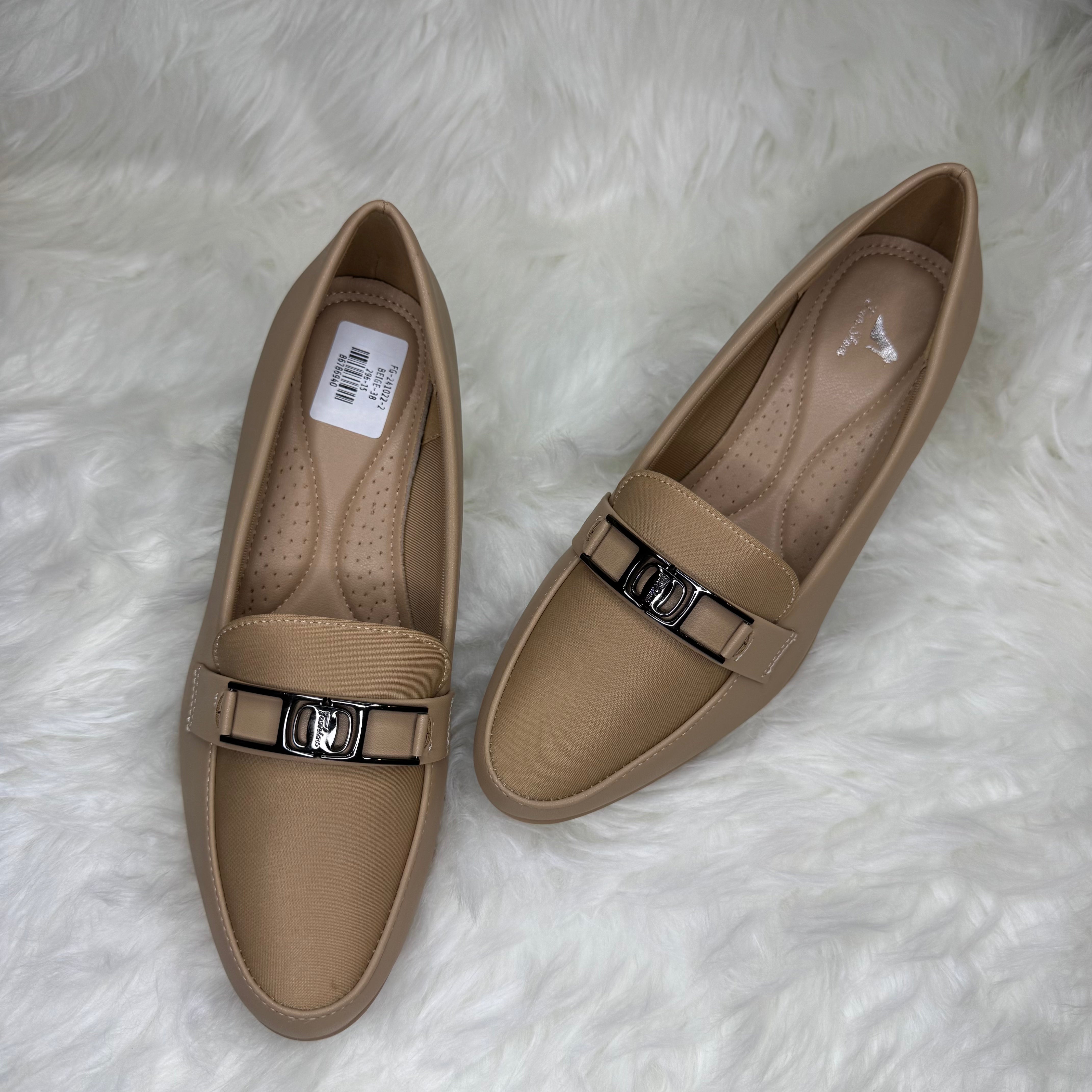 Premium Beige Classic Loafers